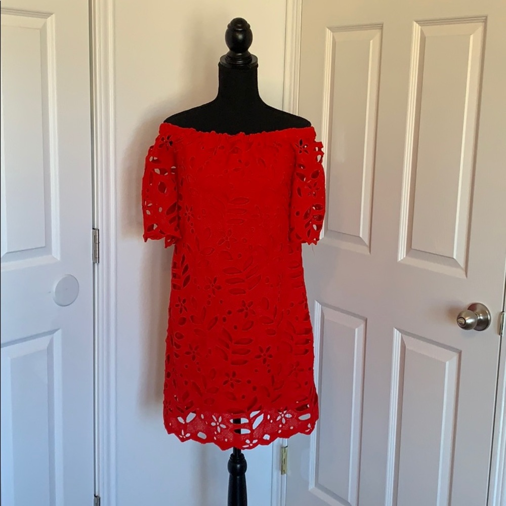 Gianni Bini red dress